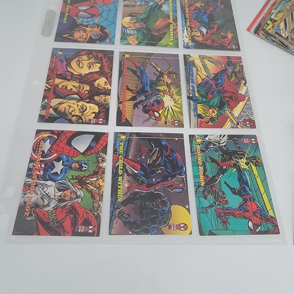 THE AMAZING SPIDERMAN - COMPLETE MARK BAGLEY ART 1994 FLEER ULTRA‎ First Ed.